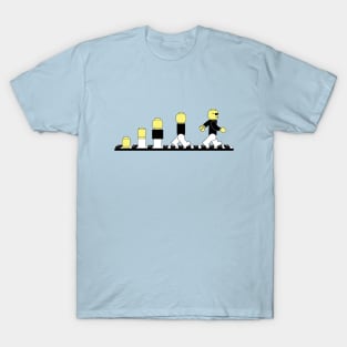 Evolution of Lego Man T-Shirt